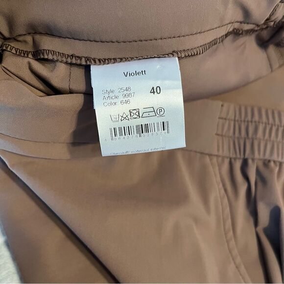 Rafaello Rossi brown joggers - Picture 3 of 4
